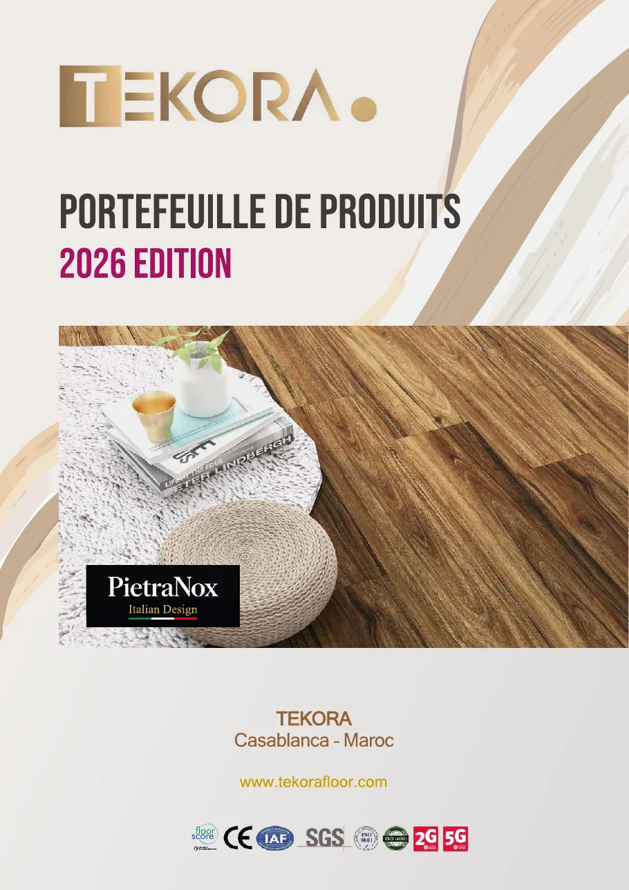 Couverture du catalogue TEKORA « Portefeuille de produits 2026 Edition »